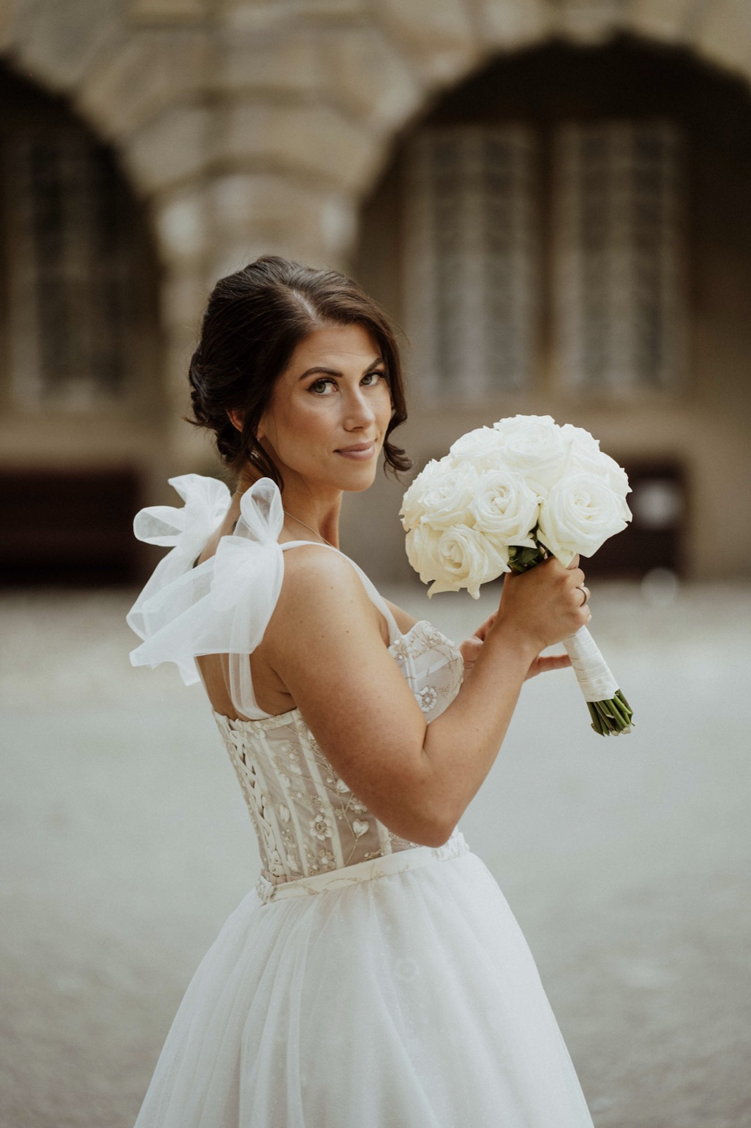 Kirchliche Trauung - Brautpaar beim Auszug